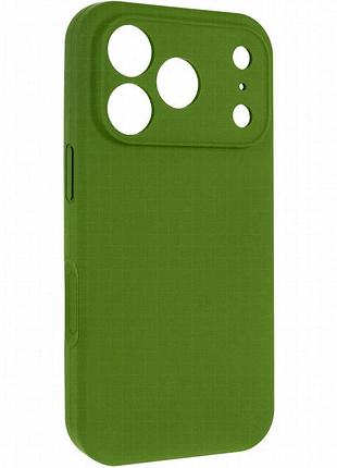 Чехол silk full camera protective (aa) no logo для apple iphone 17 pro max (6.9") зеленый / dark olive