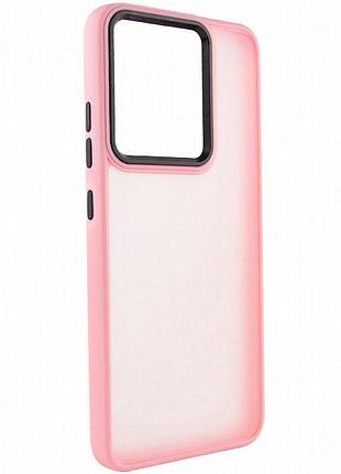 Чехол tpu+pc lyon frosted для tecno spark go 2023 pink