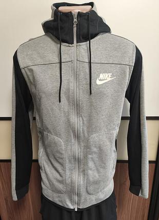 Nike мужская спортивная кофта с капюшоном худи 804852-064
