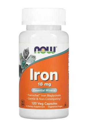 Now iron 18 mg 120 капсул