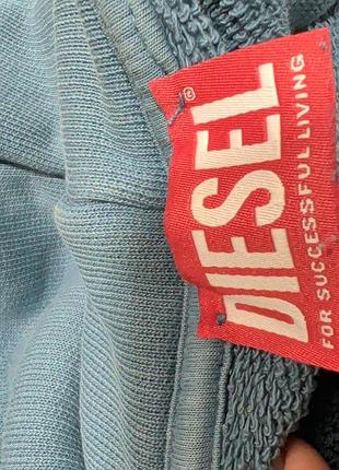Худи diesel с эффектом потертости, размер xs 3
