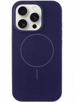 Чехол silk full protective (aa) no logo with magnetic fit для apple iphone 13 pro max (6.7") темно-синий / midnight blue