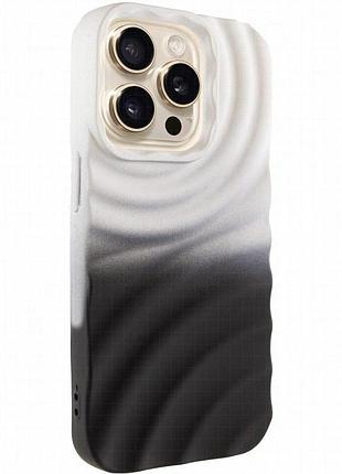 Чехол tpu colorwave для apple iphone 14 pro max (6.7") white / black