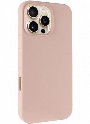 Чехол silk full protective (aa) no logo для apple iphone 16 pro (6.3") розовый / pink sand