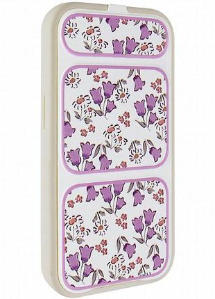 Чехол tpu panel stand для apple iphone 15 pro (6.1") floral breeze