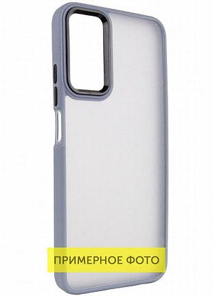 Чехол tpu+pc lyon frosted для motorola moto g05 / e15 4g sierra blue