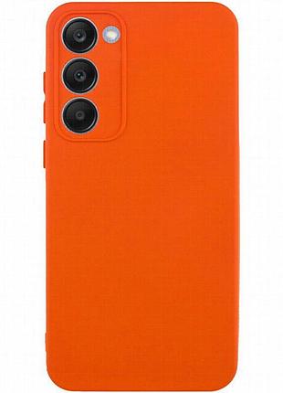 Чехол tpu getman liquid silk full camera для samsung galaxy s23+ красный / red