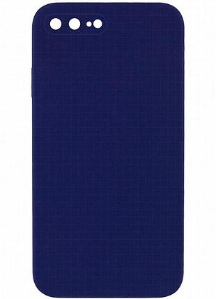Чехол silk square full camera protective (aa) no logo для apple iphone 7 plus/8 plus (5.5") темно-синий / midnight blue