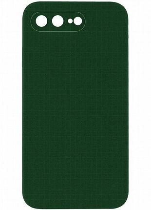 Чехол silk square full camera protective (aa) no logo для apple iphone 7 plus/8 plus (5.5") зеленый / army green