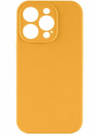 Чехол silk full camera protective (aa) no logo для apple iphone 16 pro max (6.9") оранжевый / orange
