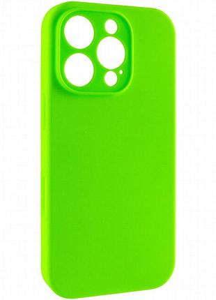 Чехол silk full camera protective (aa) no logo для apple iphone 16 pro max (6.9") кислотно-зеленый / acid green