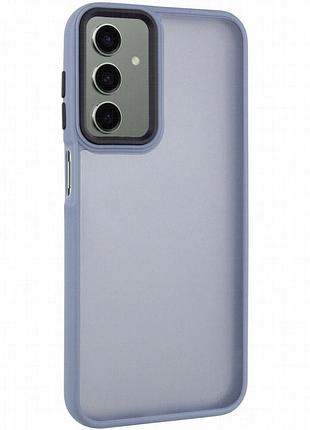 Чехол tpu+pc lyon frosted для samsung galaxy a27 sierra blue