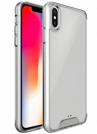 Чехол tpu space case transparent для apple iphone x / xs (5.8") прозрачный