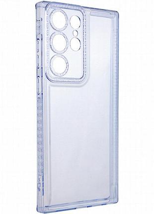 Чехол tpu starfall clear для samsung galaxy s23 ultra голубой