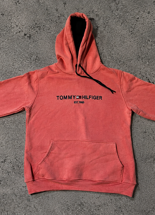 Худі tommy hilfiger у кораловому кольорі