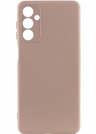 Чехол tpu getman liquid silk full camera для samsung galaxy a16 4g/5g розовый / pink sand