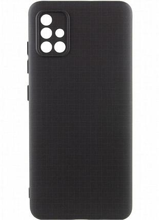 Чехол tpu getman liquid silk full camera для samsung galaxy a51 черный / black