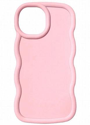Чехол tpu ripple для apple iphone 14 pro (6.1") pink