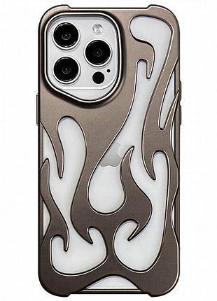 Чехол tpu winfire для apple iphone 15 pro max (6.7") brown