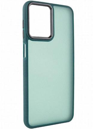 Чехол tpu+pc lyon frosted для motorola moto g23 green