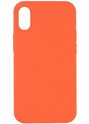 Чехол silk full protective (aa) no logo для apple iphone x / xs (5.8") арбузный / watermelon red