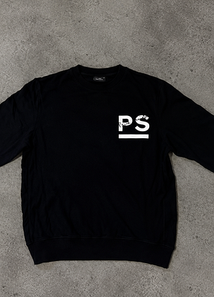 Черный свитшот pps paul smith с логотипом