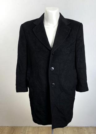 Пальто шерстяное, эксклюзивное vinchenzo, черное1 фото