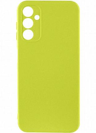 Чехол tpu getman liquid silk full camera для samsung galaxy a24 4g желтый / flash