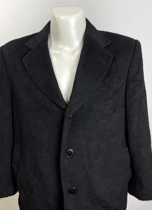 Пальто шерстяное, эксклюзивное vinchenzo, черное2 фото
