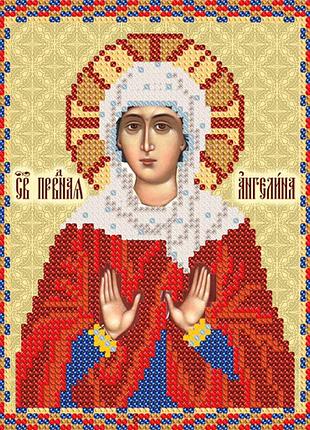 Рип-5144 схема для вишивки бісером св. прав. ангеліна (аліна)