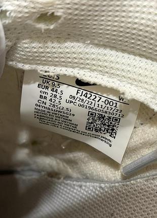 Кросівки nike dunk low сірі з білим 4