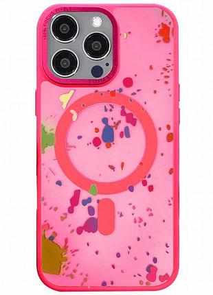 Чехол tpu+pc flush with magnetic fit для apple iphone 12 pro / 12 (6.1") barbie pink