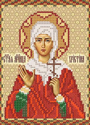 Рип-5143 схема для вишивки бісером св. мч. христина.