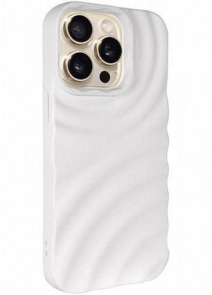 Чехол tpu monowave для apple iphone 13 pro max (6.7") white