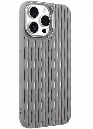 Чехол tpu ribbio для apple iphone 13 pro max (6.7") gray