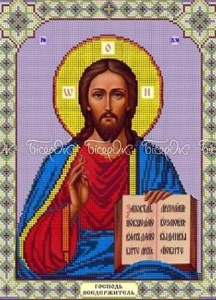 Чв-5016. схема для вышивки бисером господь вседержитель. (a3)