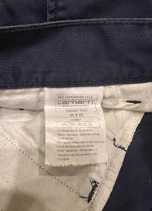 Штани carhartt vincent pant 34x32 4
