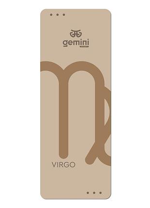 Коврик для йоги каучуковый полиуретан pro zodiac virgo gemini sport pro дева 183см*68см*5мм puy-4900-10