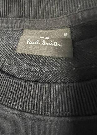 Черный свитшот pps paul smith с логотипом 3