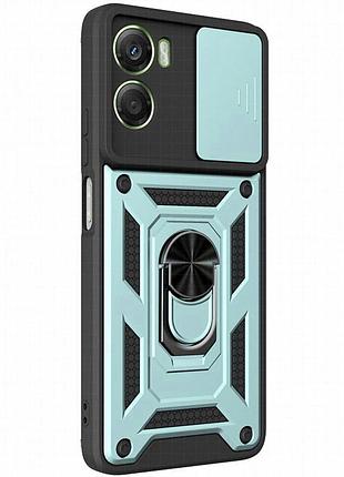 Чехол ummi camshield serge ring для motorola moto g05 / e15 зеленый / green