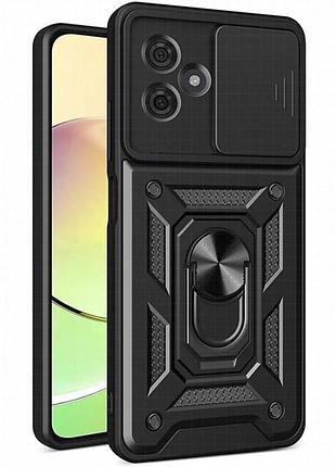Чехол ummi camshield serge ring для motorola moto g54 черный / black