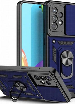 Чехол ummi camshield serge ring для samsung galaxy a72 4g / a72 5g синий / navy