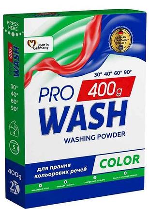 Стиральный порошок 400г авт/рук color тм prowash
