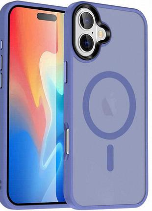 Чехол ummi colorful with magnetic fit для apple iphone 16 (6.1") голубой / sierra blue