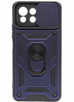 Чехол ummi camshield serge ring для xiaomi mi 11 lite синий / navy