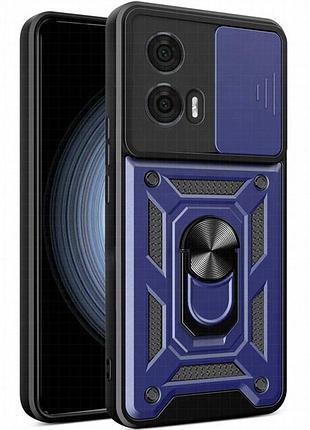 Чехол ummi camshield serge ring для motorola moto g85 синий / navy