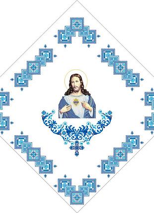 Х-029. схема для вышивки бисером фана уборочная.
