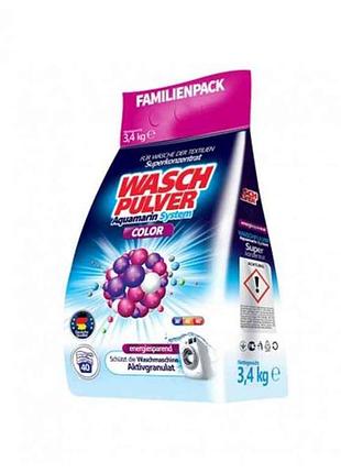 Порошок пральний автомат color 3,4кг тм wasсh pulver