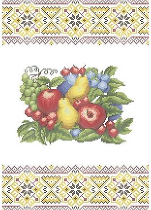 Рсв-007. схема для вишивки бісером рушник до спаса.