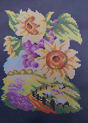 Чв-3176. схема вишивки бісером «осінній мотив» (a4).